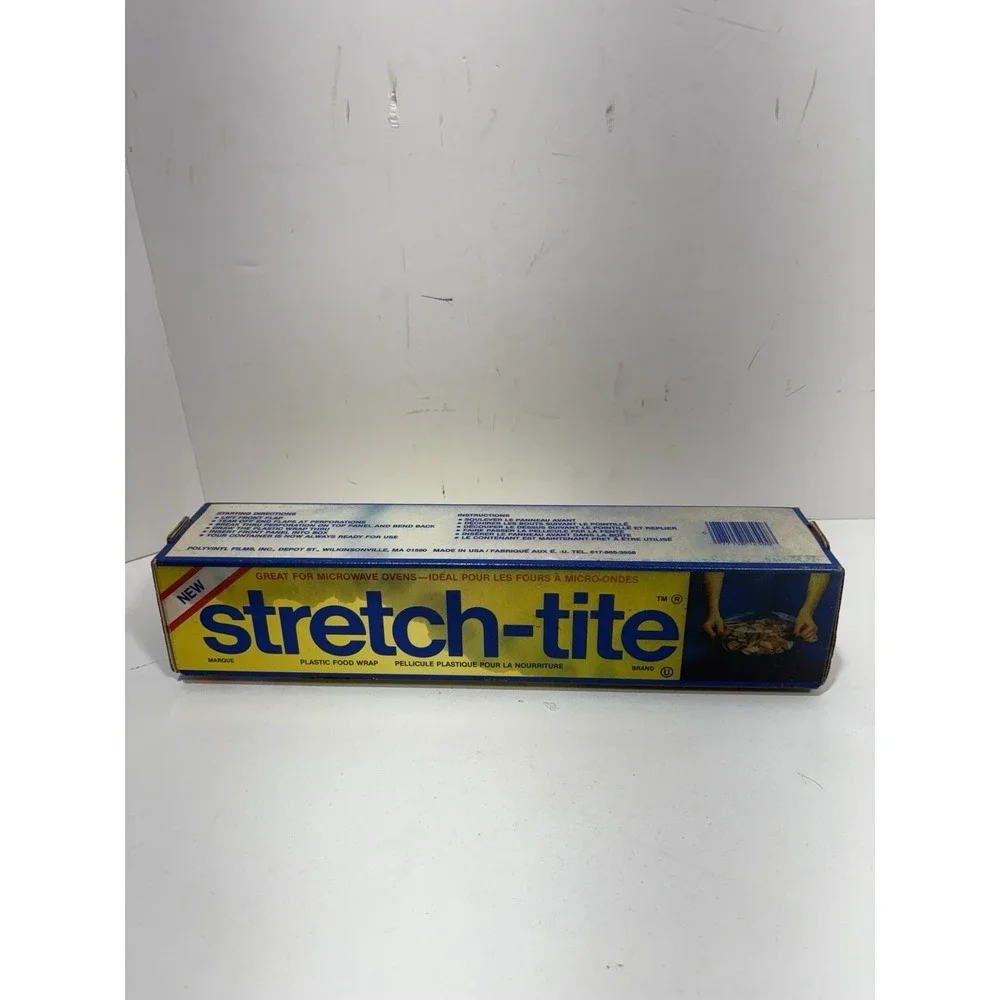 Stretch-tite Plastic Food Wrap 26237 500 Sq Ft . 12 in. x 500 sq. ft New